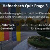 Hafnerbach Quiz – die dritte Frage!