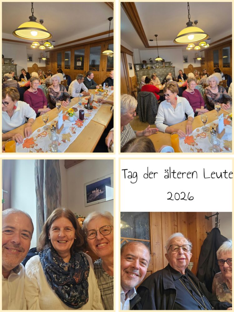 Tag der älteren Leute 2026, Gäste sitzen an Tischen in einem Restaurant